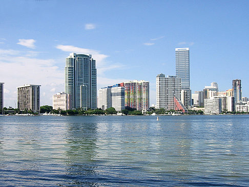 Foto Blick vom Wasser auf Miami - Miami