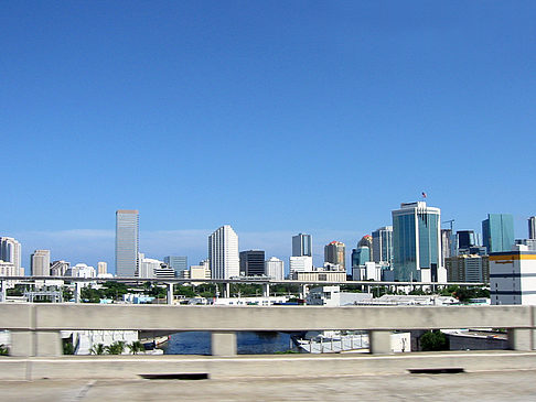 Foto Blick von den Straßen auf Miami