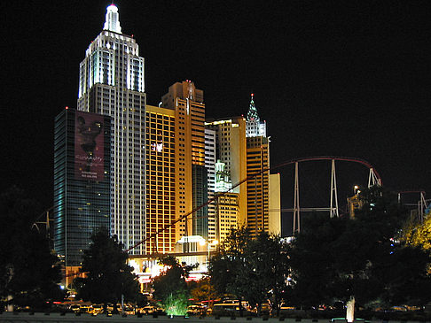 Las Vegas bei Nacht Fotos