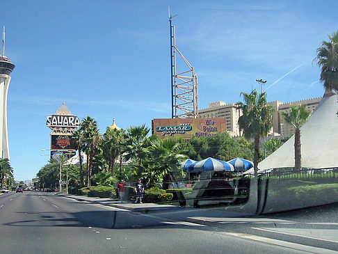 Las Vegas aus dem Auto