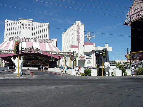 Las Vegas aus dem Auto Foto 