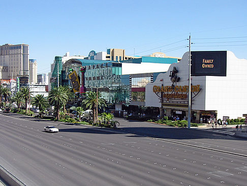 Las Vegas aus dem Auto