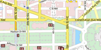 Stadtplan National Gallery of Art